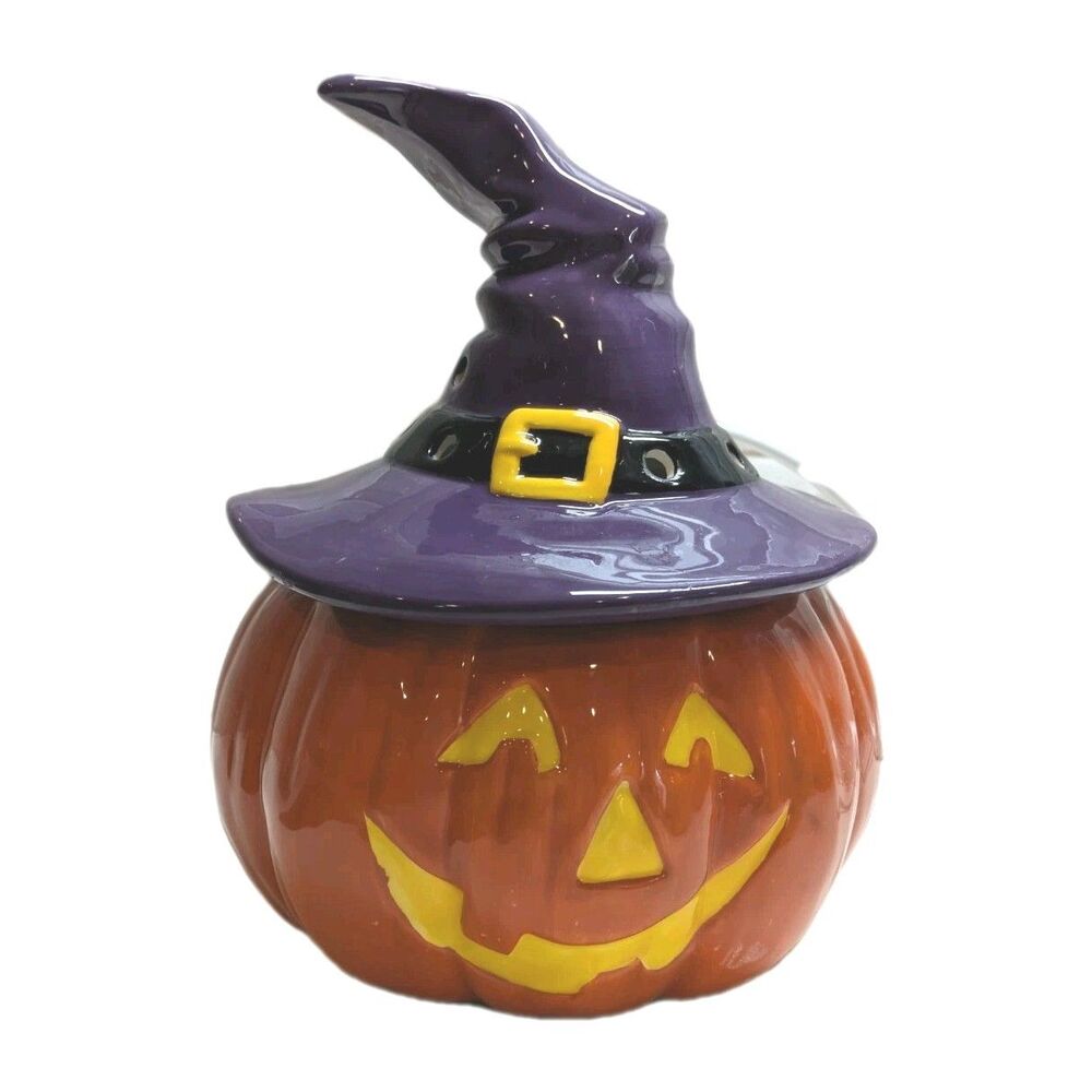 Scentsy BEWITCHED Warmer Jack O’ Lantern Halloween Retired Tested Works